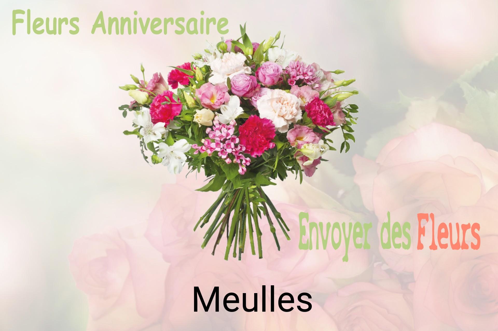 Bouquet de fleurs d’anniversaire livré à Meulles